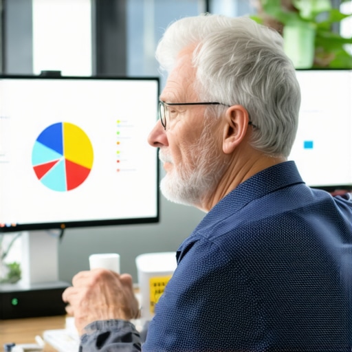 Strategic Local SEO Planning in 2025 Business owner reviewing local SEO metrics on computer screen