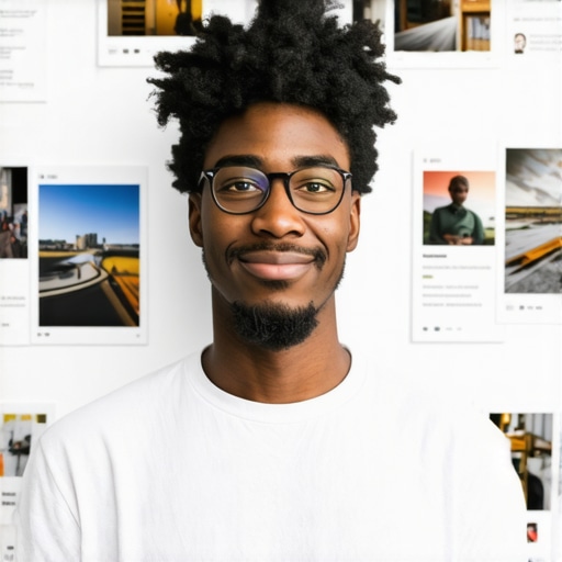 Optimized Local GMB Profile Business owner updating Google My Business profile with local images