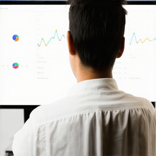 Person reviewing local SEO dashboards and analytics