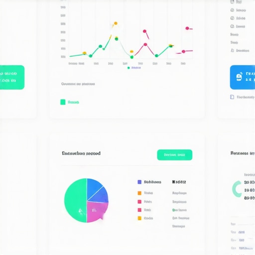 Local SEO Dashboard for Business Monitoring A monitor showing local SEO analytics, citation status, and review summaries.