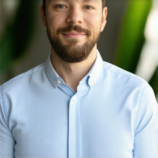 Business owner updating Google My Business listing on laptop