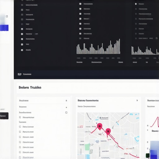 Local SEO analytics dashboard displaying rankings, reviews, and citation status.